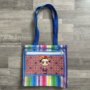 Frida Kahlo Mercado Bag Mexican Tote Market Reusable Grocery Bag